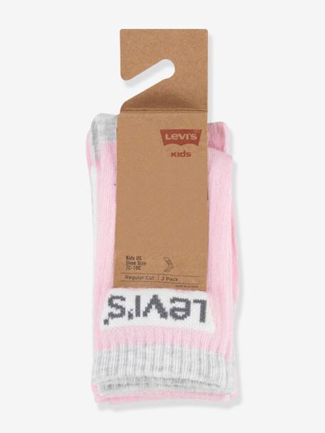 Lot de 3 paires de chaussettes Batwing regular Cut LEVI'S marine+rose - vertbaudet enfant 