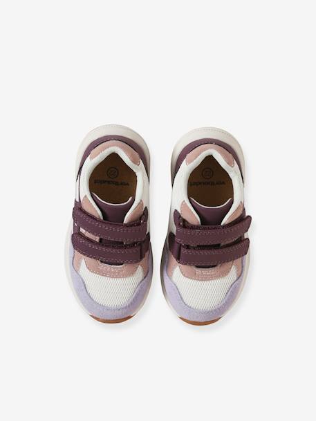 Sportieve sneakers voor meisjes marineblauw+veel paars - vertbaudet enfant 