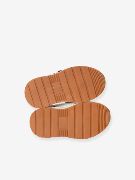 Baskets enfant fille synthétique à scratchs lot violet+marine - vertbaudet enfant 