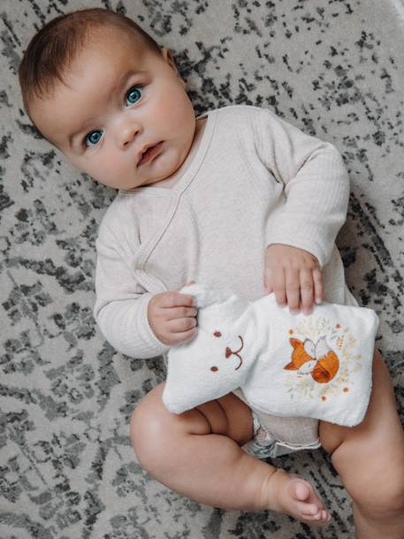 BEKE BOBO therapeutische teddybeer beige+Beige (Abracadabra)+Grey (Egel)+meerkleurig+sinaasappel+Wit (Roze Bambi) - vertbaudet enfant 