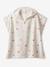 Poncho de bain enfant personnalisable COEURS, avec coton recyclé blanc imprimé - vertbaudet enfant 