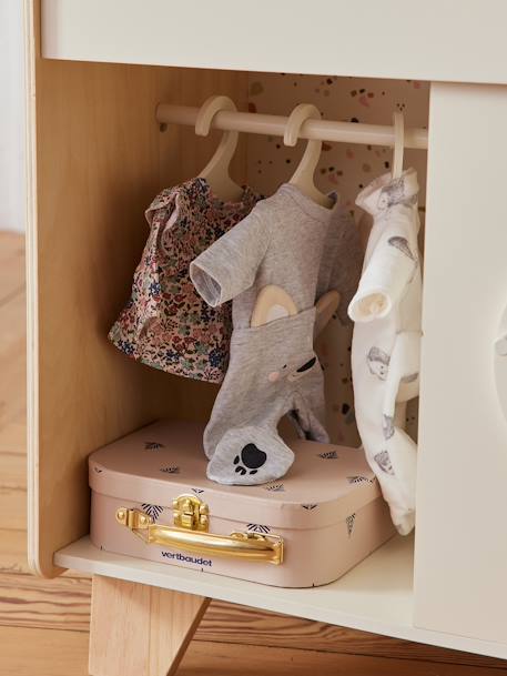 Pyjamas pour poupon 30/33 cm et 36 cm gris+rouge - vertbaudet enfant 