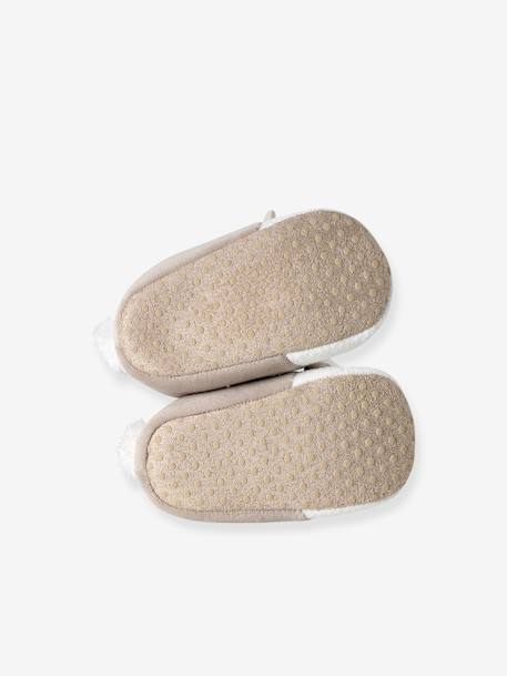Chaussons de Noël Rennes beige - vertbaudet enfant 