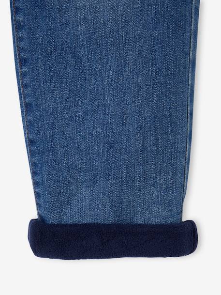 Jean indestructible doublé polaire garçon stone - vertbaudet enfant 