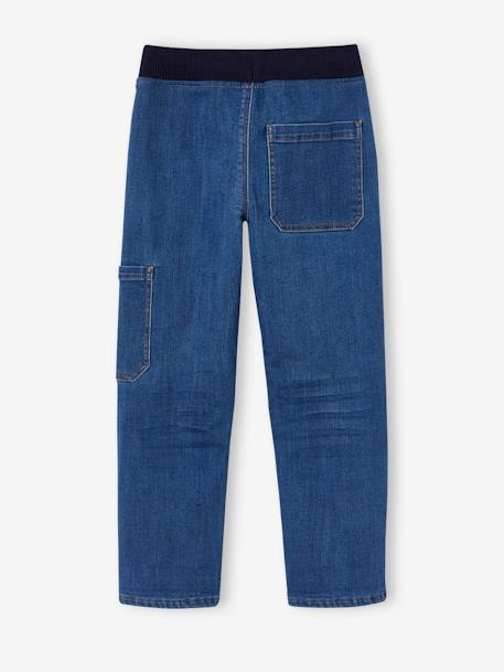 Jean indestructible doublé polaire garçon stone - vertbaudet enfant 