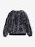 Sweat à sequin Noël fille anthracite - vertbaudet enfant 