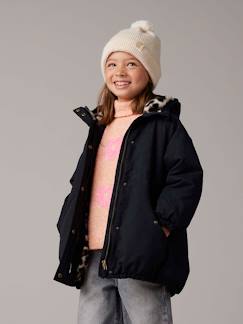 -Parka fille à capuche doublée imitation fourrure
