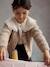 Gilet fille en maille mousseuse camel+olive - vertbaudet enfant 