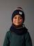 Ensemble Bonnet Snood Gants/Moufles 2/3 ans bleu moyen - vertbaudet enfant 
