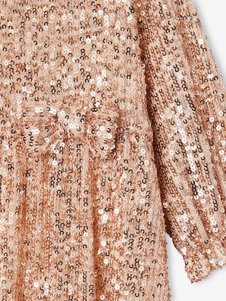 Festliches Baby Kleid mit Pailletten goud+zilver - vertbaudet enfant 