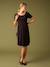 Robe grossesse évolutive 2 en 1 avec son top en sequins devant/dos noir - vertbaudet enfant 