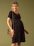 Robe grossesse évolutive 2 en 1 avec son top en sequins devant/dos noir - vertbaudet enfant 