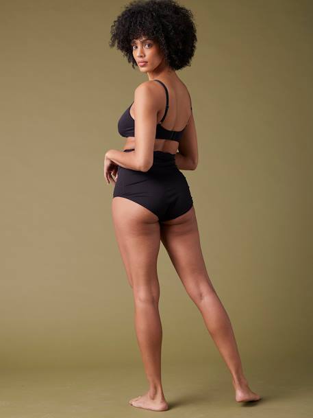 Lot de 2 culottes de grossesse taille haute sans coutures noir - vertbaudet enfant 