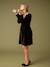 Robe de grossesse effet cache-coeur en velours noir - vertbaudet enfant 