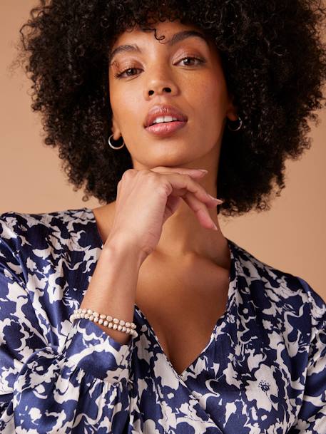 Robe de grossesse fleurs camouflage marine - vertbaudet enfant 