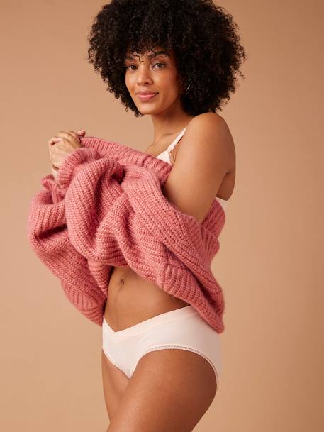 Set van 3 zwangerschapsshorty's zonder naad ENVIE DE FRAISE zwart - vertbaudet enfant 