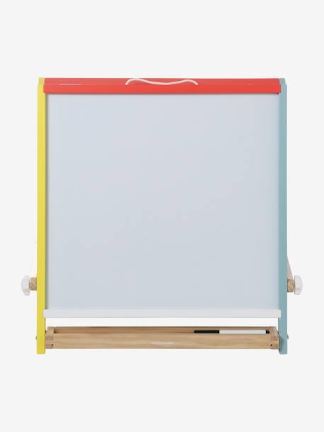 Petit tableau 3 en 1 pliable en bois FSC® jaune - vertbaudet enfant 