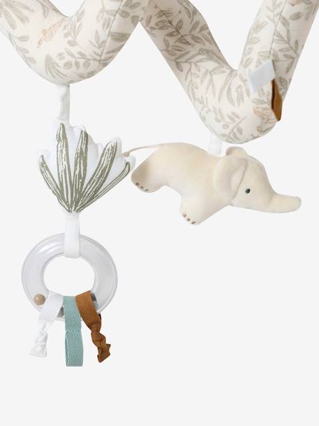 Activiteitenspiraal leeuw in fluweel BABYLON beige - vertbaudet enfant 