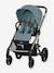 Poussette Tout-Terrain Balios S Lux 2024 - Châssis Noir et Siège Moon Black - beige+bleu+noir - vertbaudet enfant 