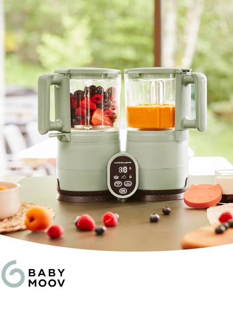 Multifunctionele keukenmachine Nutribaby Glass BABYMOOV groen - vertbaudet enfant 