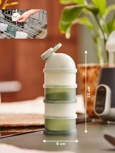 Babydose ergonomique beige+vert - vertbaudet enfant 