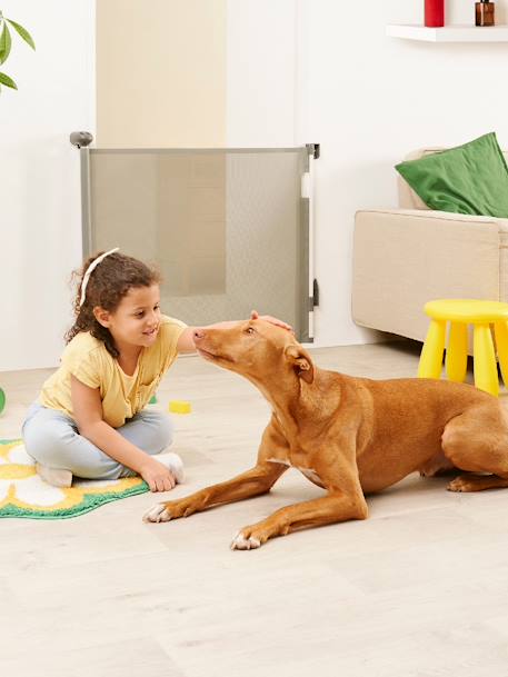 Intrekbare barrière Safe & Roll BADABULLE grijs - vertbaudet enfant 