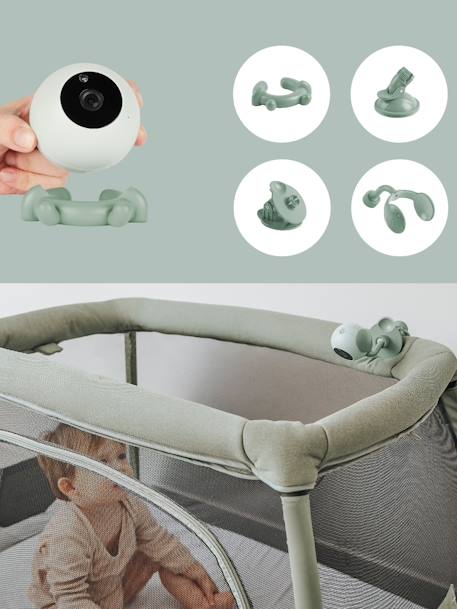 Babyphone Caméra Nomade YOO GO+ HD vert - vertbaudet enfant 