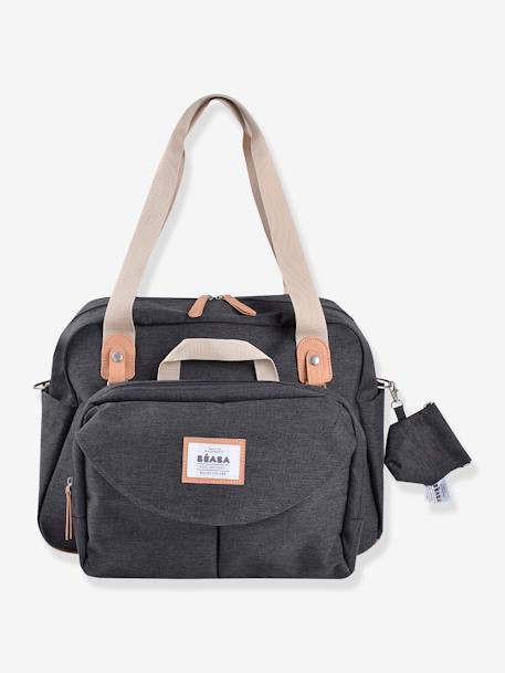 Sac à langer Genève II BLEU MARINE+gris chiné+marron imprimé+Vert sauge - vertbaudet enfant 