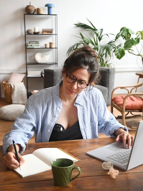 Tire-lait électrique mains libre bleu - vertbaudet enfant 