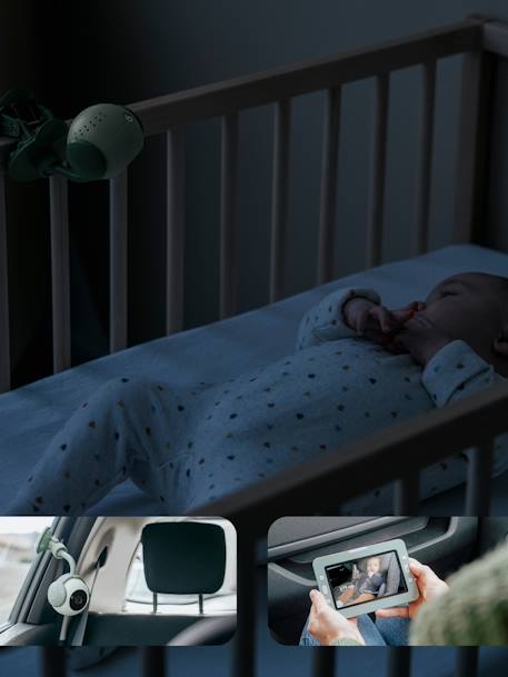 Babyphone Caméra Nomade YOO GO+ HD vert - vertbaudet enfant 