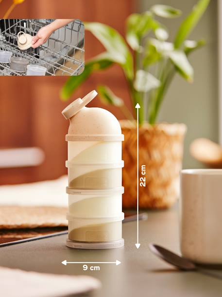 Babydose ergonomique beige+vert - vertbaudet enfant 