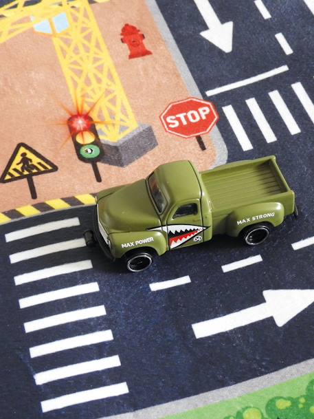 Vloerkleed verlichte auto - BUKI meerkleurig - vertbaudet enfant 