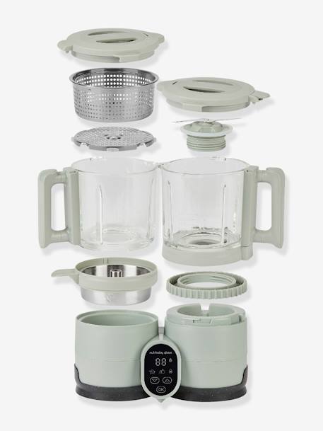Multifunctionele keukenmachine Nutribaby Glass BABYMOOV groen - vertbaudet enfant 
