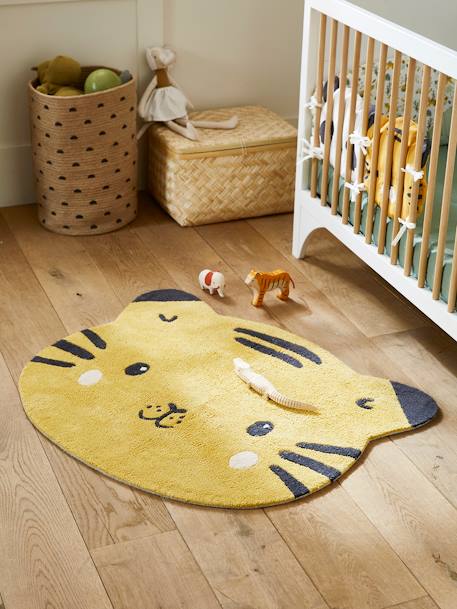 Tapis Tigre Hanoï ocre - vertbaudet enfant 