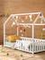 Lit enfant cabane 70x140 cm blanc - vertbaudet enfant 