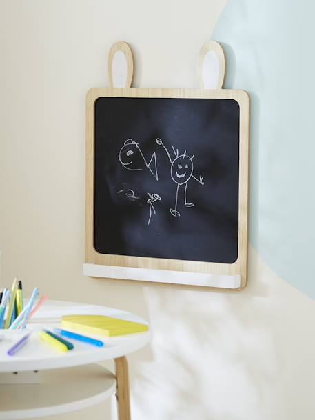 Ardoise murale lapin NOIR - vertbaudet enfant 