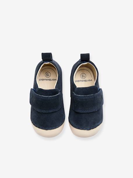 Chaussons souples scratchés bébé marine - vertbaudet enfant 