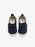 Soepele babyslofjes met klittenband marineblauw - vertbaudet enfant 