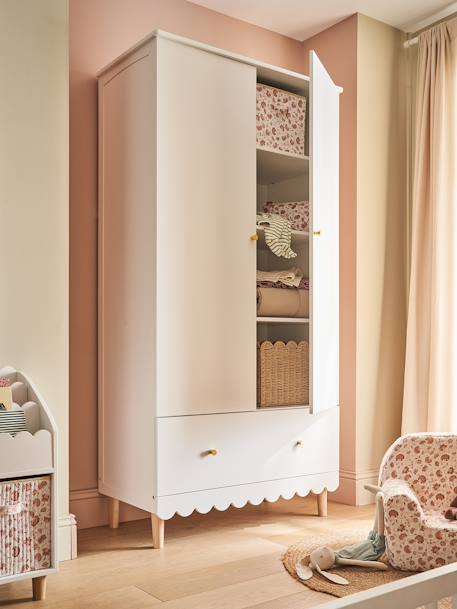 Armoire 2 portes LIGNE FESTON écru - vertbaudet enfant 