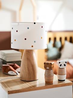 -Bedlampje met geborduurde stippen
