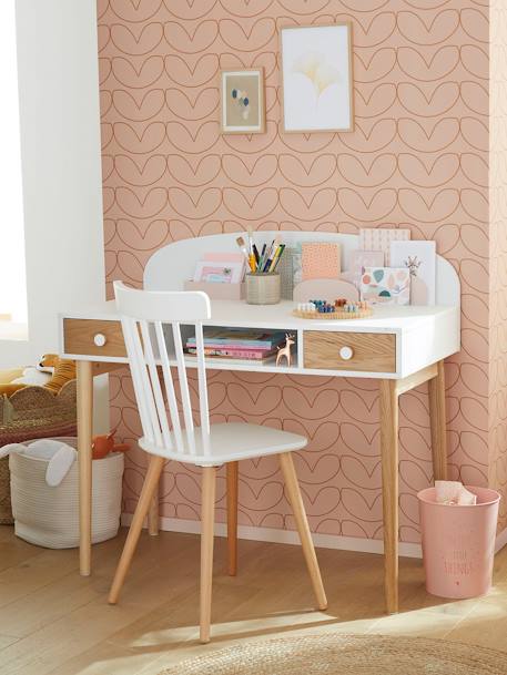 Bureau enfant LIGNE CONFETTI blanc - vertbaudet enfant 