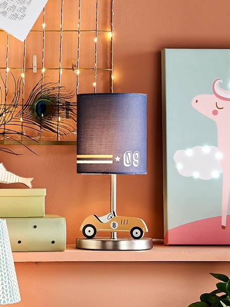 Lampe de chevet Bolide Bleu - vertbaudet enfant 