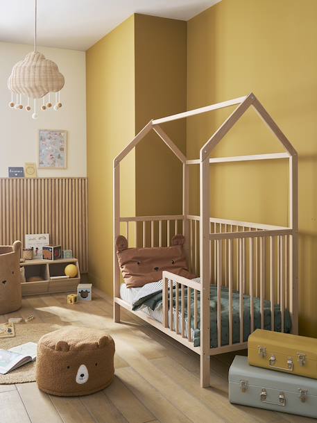 Lit bébé évolutif Castor bois - vertbaudet enfant 