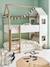 Lit enfant cabane superposé blanc - vertbaudet enfant 