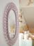 Miroir ovale en rotin DOUCE PROVENCE violet - vertbaudet enfant 