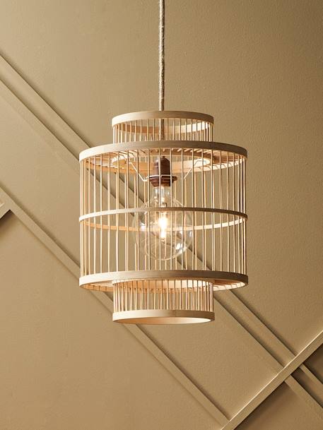 Abat-jour pour suspension en rotin MARRON - vertbaudet enfant 