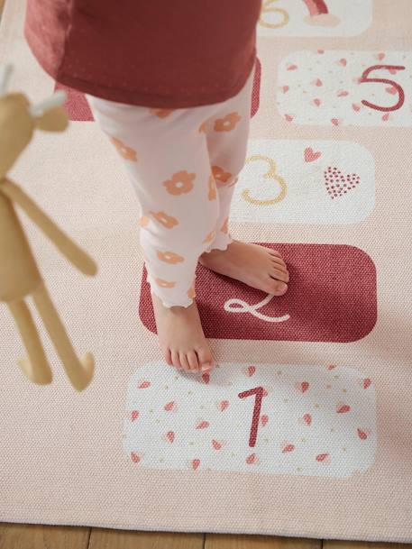 Tapis rectangle marelle Licorne rose - vertbaudet enfant 