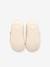 Soepele babyslofjes met klittenband goud+oudroze - vertbaudet enfant 