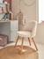 Chaise fausse fourrure enfant cannelle+ivoire+kaki - vertbaudet enfant 