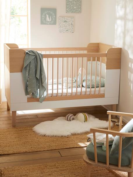 Evolving Babybed 70x140cm LIGNE MOKA wit/hout - vertbaudet enfant 